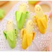 yuetonPack of 4 Cute Funny Novelty Banana Style Pencil Eraser Rubber Stationery Kid Gift Toy B019PO38WI